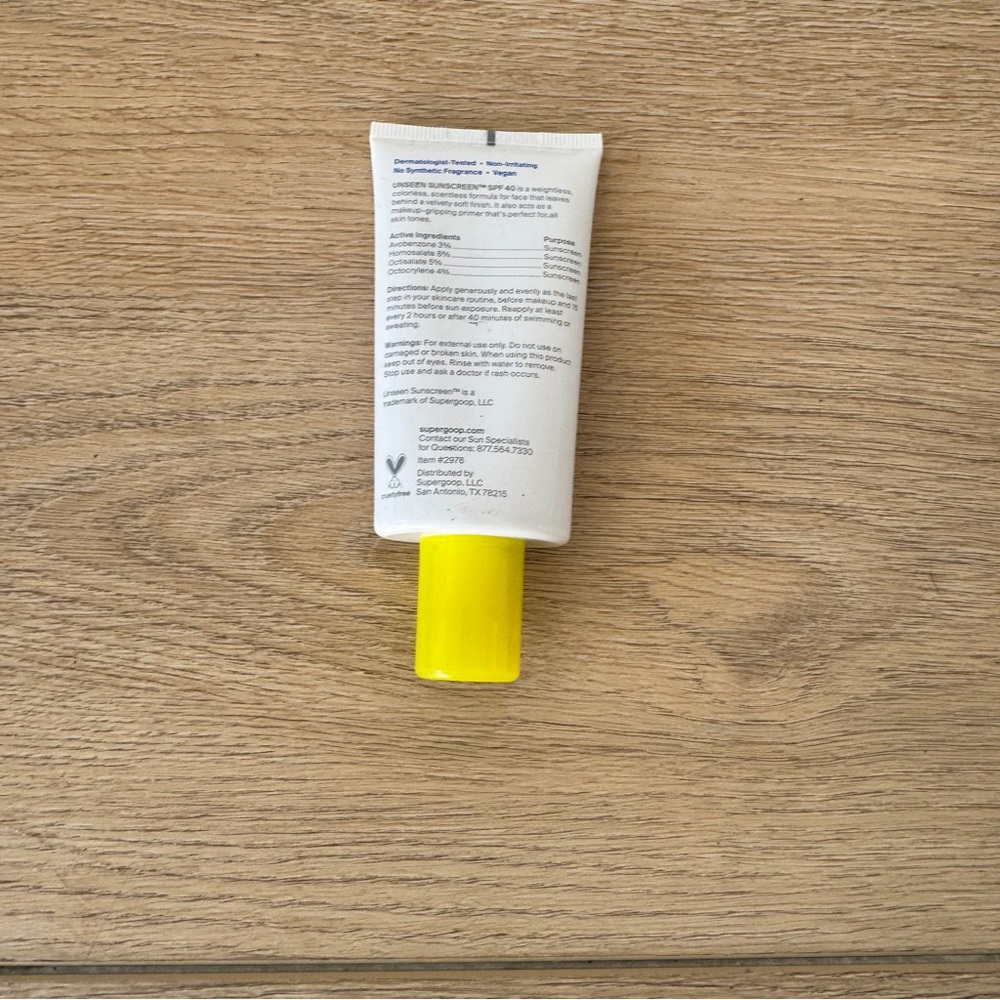 New SuperGoop! Unseen Sunscreen SPF 40 - Picture 2 of 2